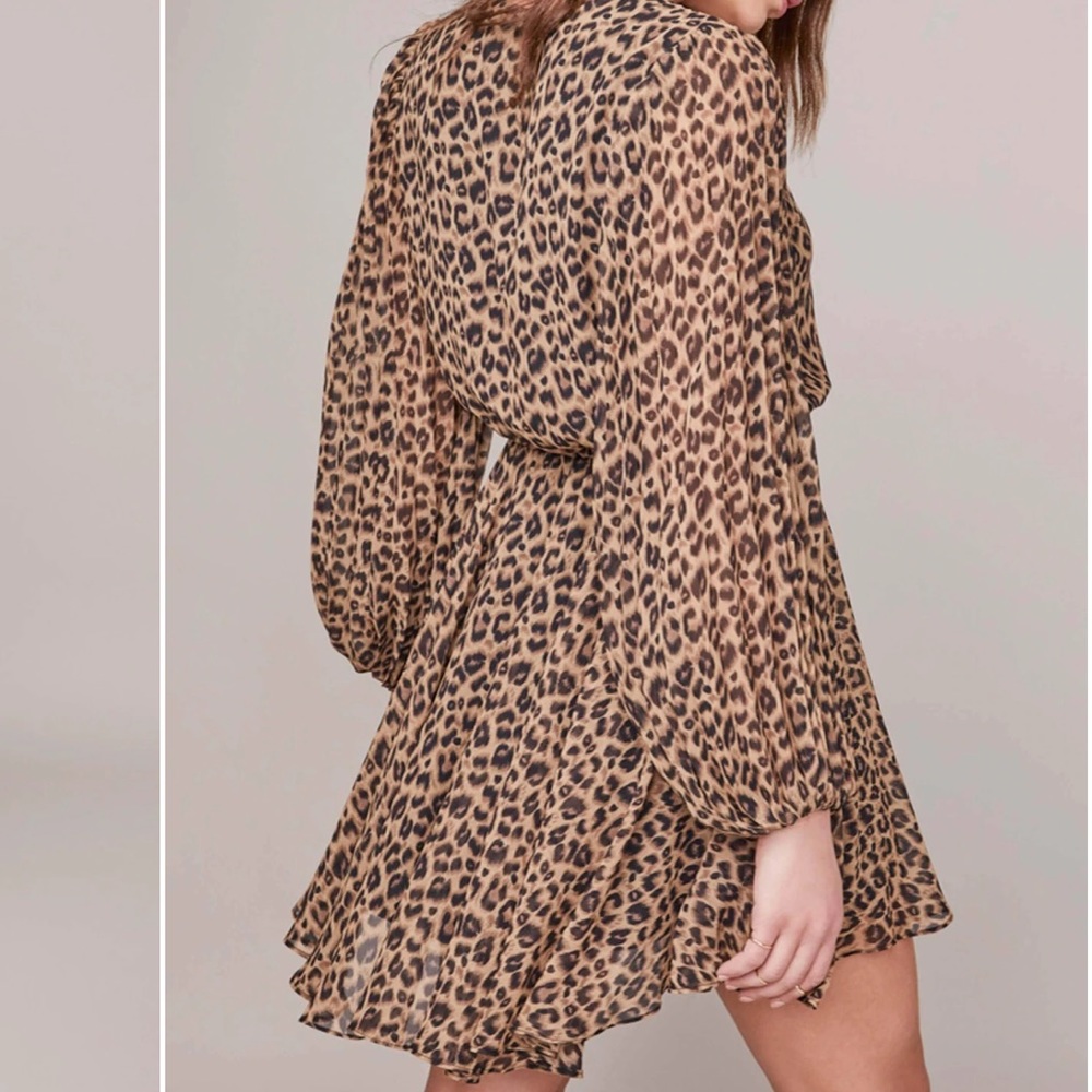 ASTR The Label RAPHAELA LEOPARD PRINT DRESS Size S - Picture 3 of 13